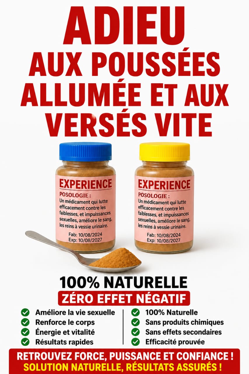 ENFIN, RETROUVEZ VOTRE VIRILITÉ ET PERFORMANCE GRÂCE A CE PRODUITS MIRACLE