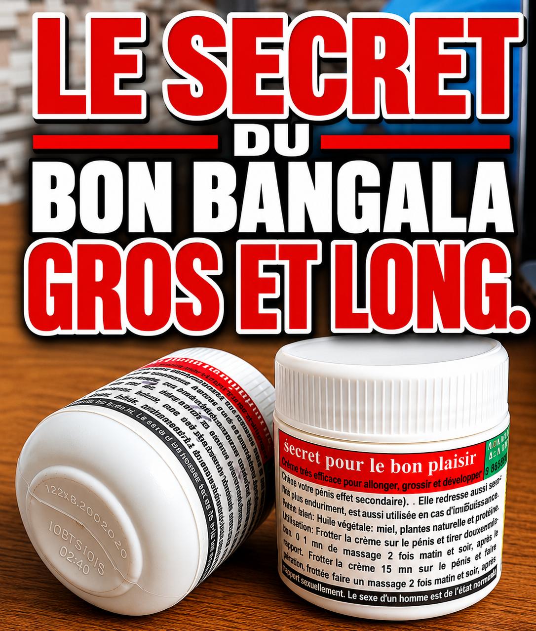 CRÈME BANGALA D'AFRIQUE  100 % NATURELLE ET ULTRA EFFICACE.