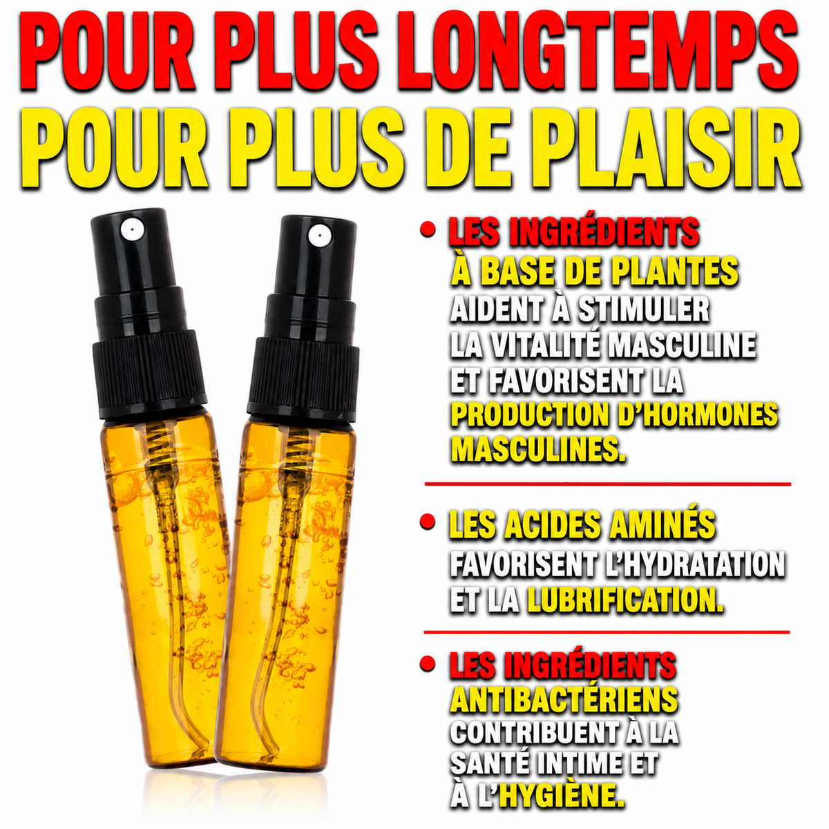 🔥 SPRAY RETARDATEUR HOMME ULTRA-PUISSANT 🔥30 MINUTES  CHRONO