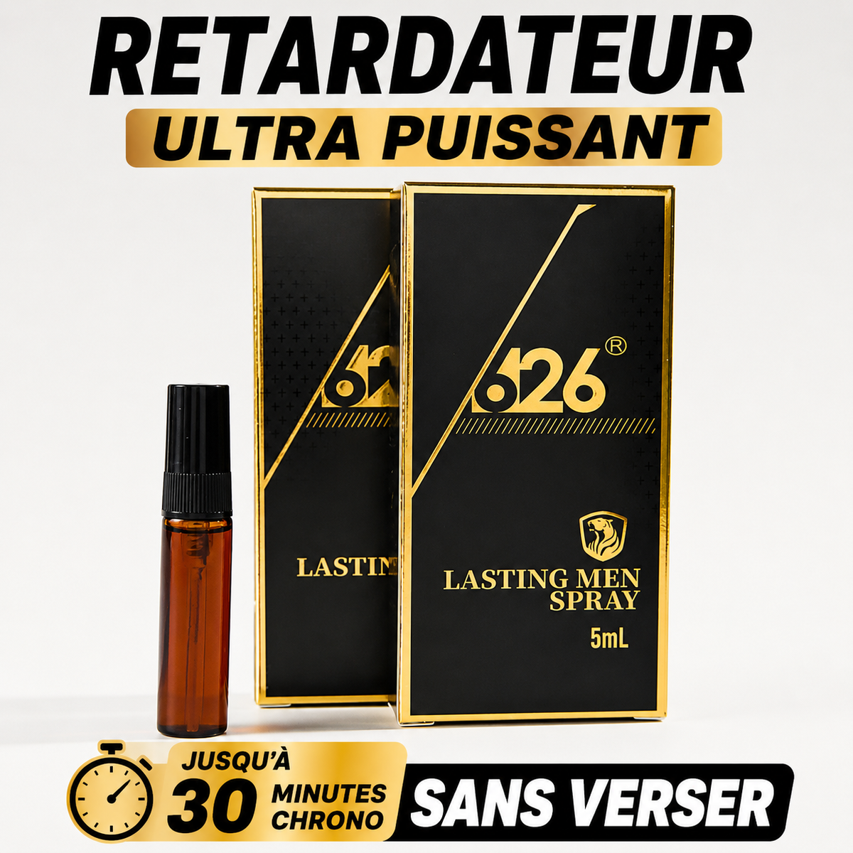 🔥 SPRAY RETARDATEUR HOMME ULTRA-PUISSANT 🔥30 MINUTES  CHRONO